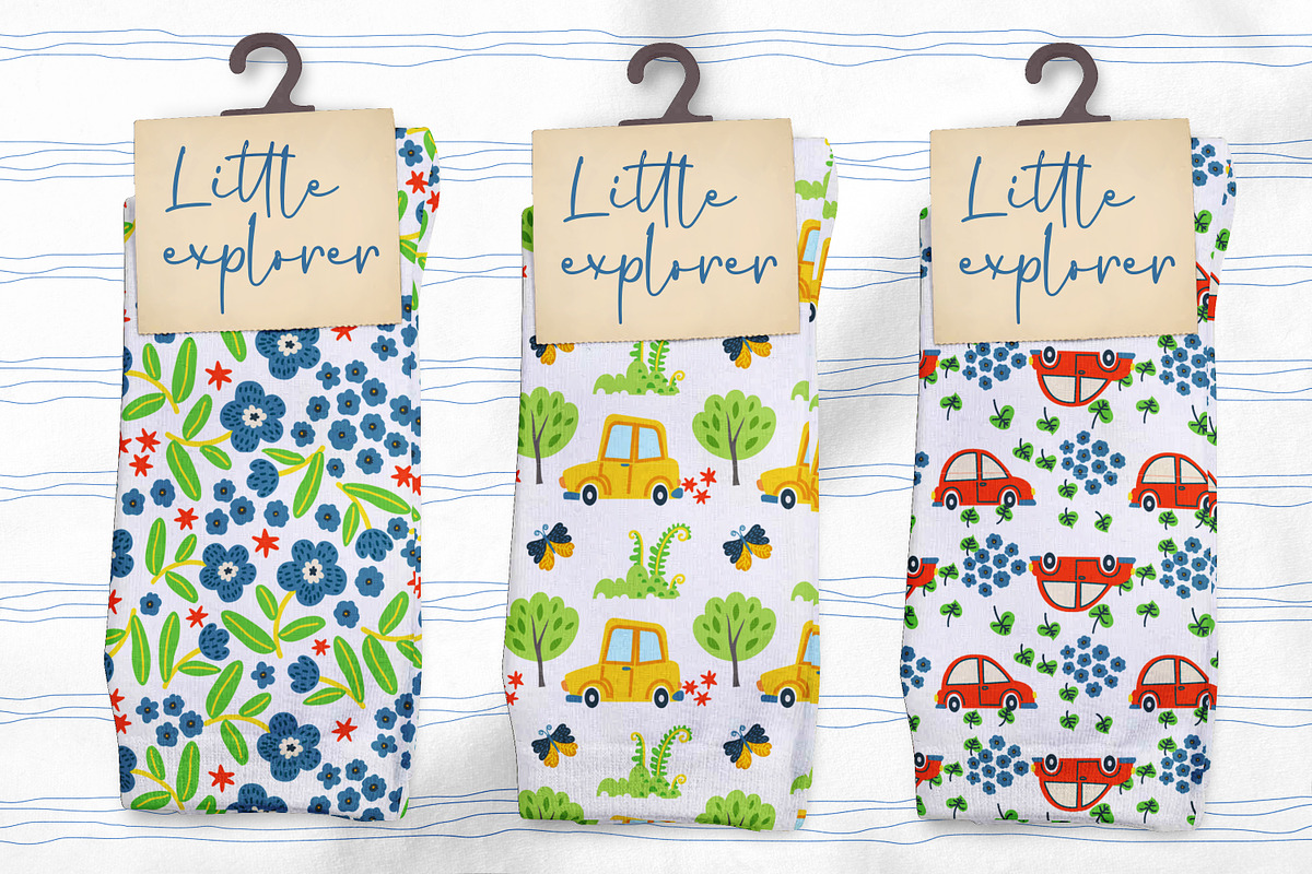 Kids set cute cars., a Pattern Graphic by KundolaArt (Photo 5 of 11)