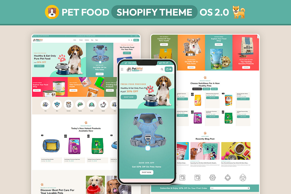 Pet Food | Shopify Theme