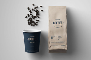 Coffee Package Mockup