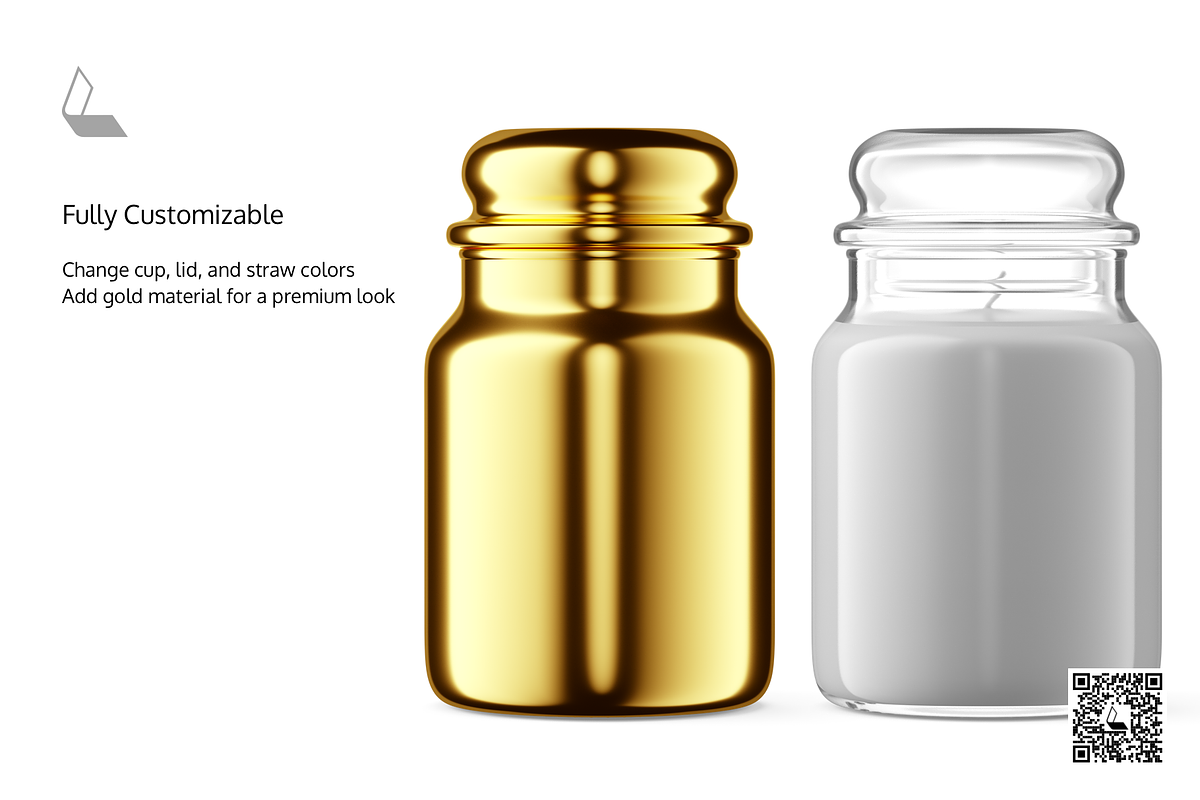 Candle Jar PSD Mockup, a Mockup by Karma (Photo 3 of 7)
