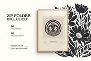 Linocut | Poster Builder, an Object Graphic by KetteCreate (Thumbnail 4 of 14)