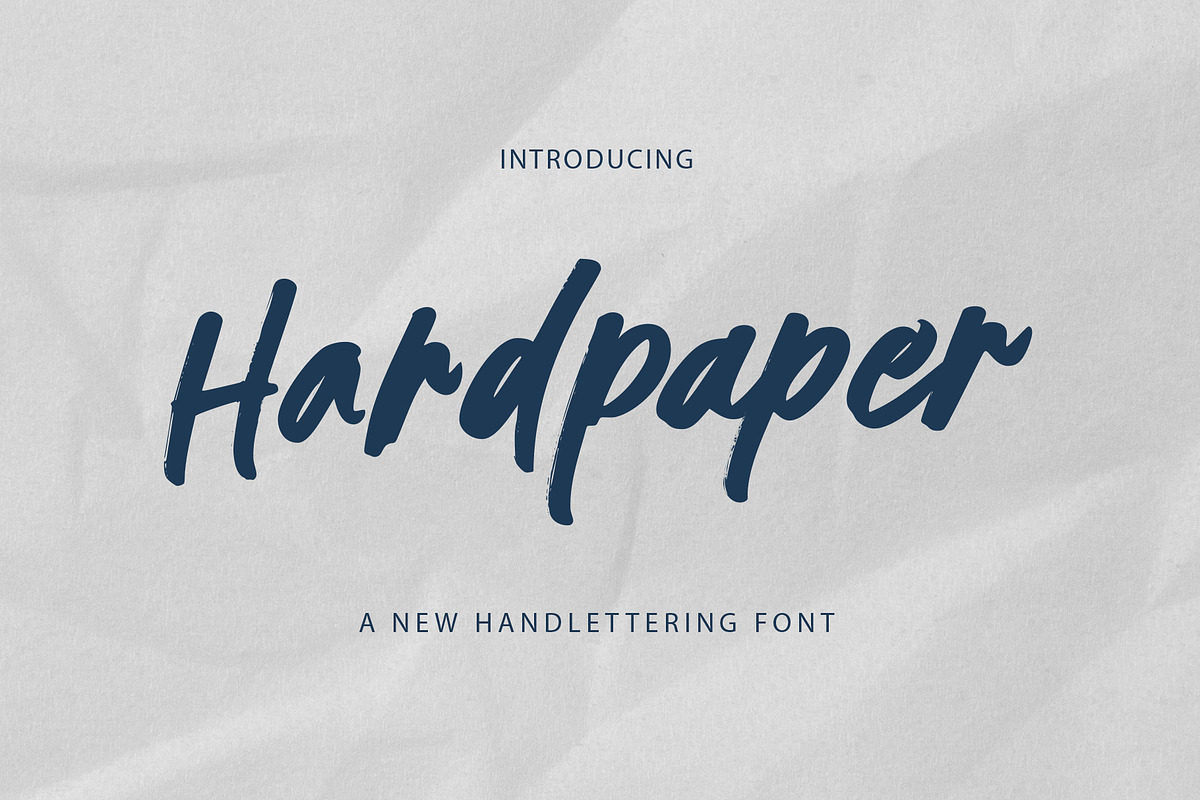 Hardpaper, a Handwritten Font by Gatype (Photo 1 of 10)