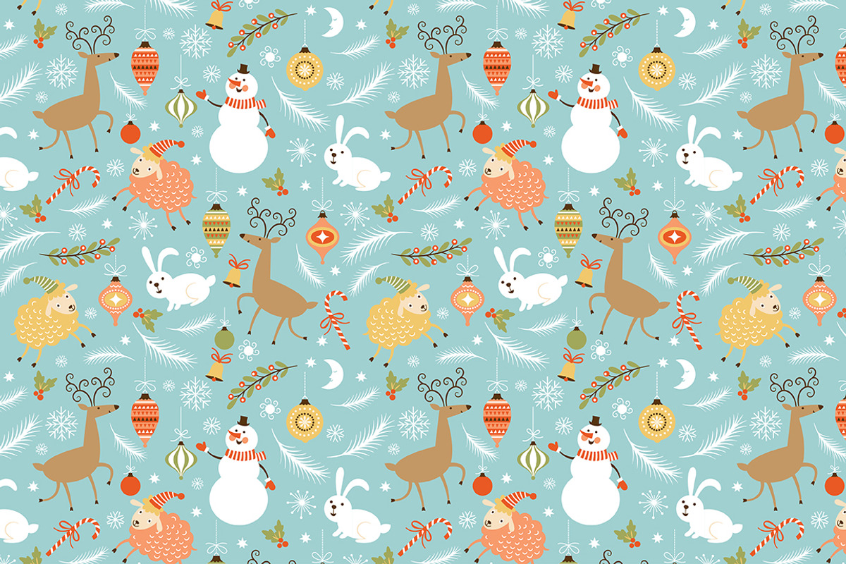 Seamless Christmas pattern