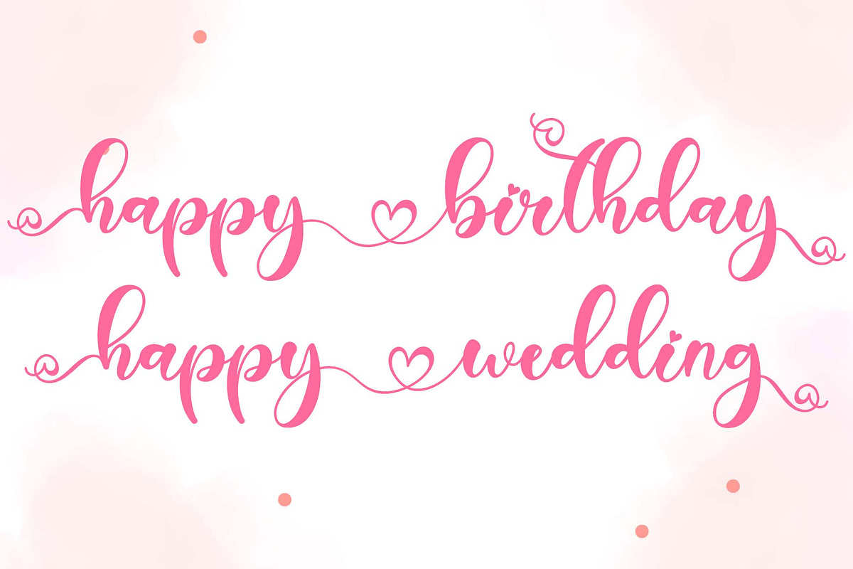Helena Valentine, a Handwritten Font by Yoga Letter (Photo 5 of 8)