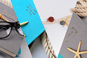 NAUTICAL STYLED STOCK, a Books & Magazine Mockup by KABSPHOTOGRAPHY (Thumbnail 3 of 4)
