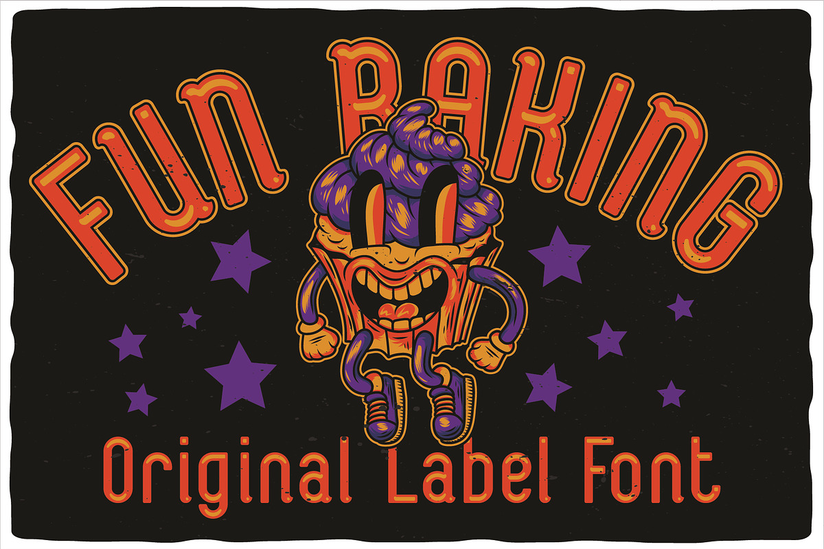 Fun Baking vintage font family