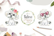 Puppy Paws 6. Watercolor Collection, an Illustration by OctopusArtis (Thumbnail 7 of 11)