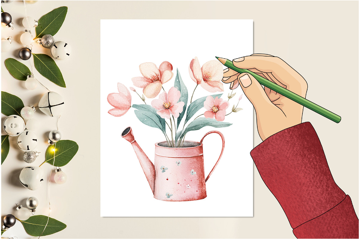 Pastel Spring Clipart, an Illustration by Design Market (Photo 5 of 5)