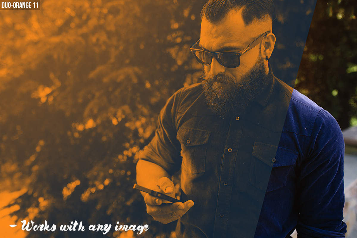 Duo-Orange  Duotone Photoshop Action, an Action Add-On by Claudiu Gabriel (Photo 4 of 6)