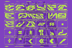 Geon Futuristic Mecha Font Vol. 4