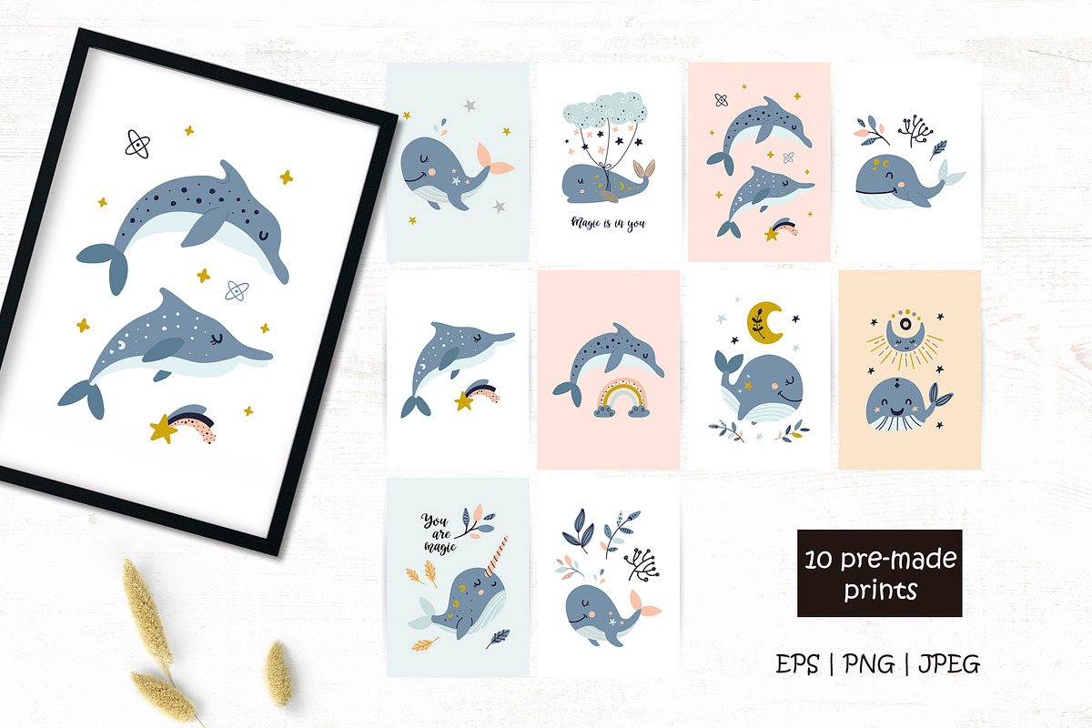 Celestial whales, a Graphic by Nafanya (Photo 9 of 10)