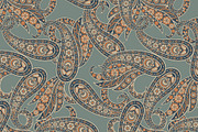 Floral paisley seamless pattern, a Pattern Graphic by antalogiya (Thumbnail 4 of 6)