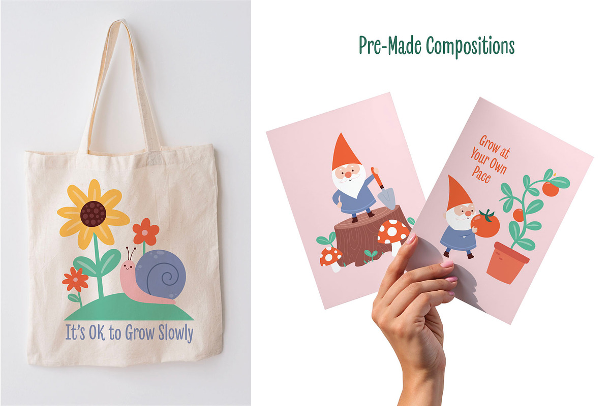 Little Sprouts Garden Illustrations, an Illustration by taraleicreative (Photo 4 of 6)