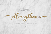 Almeythen | A Modern Script Font, a Script Font by Colllab Studio (Thumbnail 1 of 12)