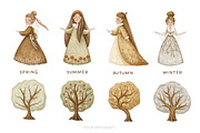 The Magic World - graphic collection, an Animal Illustration by polikarpovaart (Thumbnail 13 of 15)