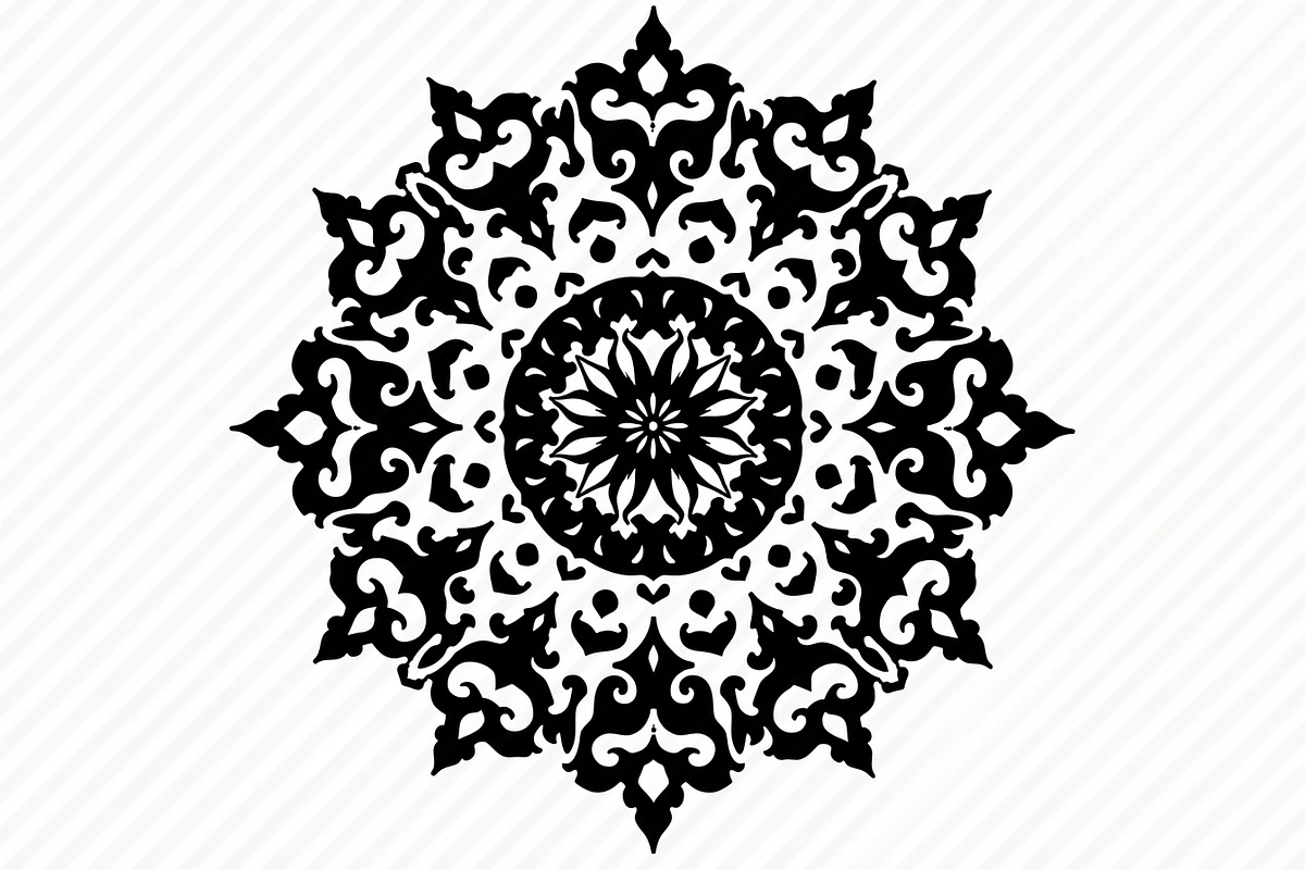Elegant Mandala Design Bundle, an Illustration by Creativeshirt (Photo 6 of 9)