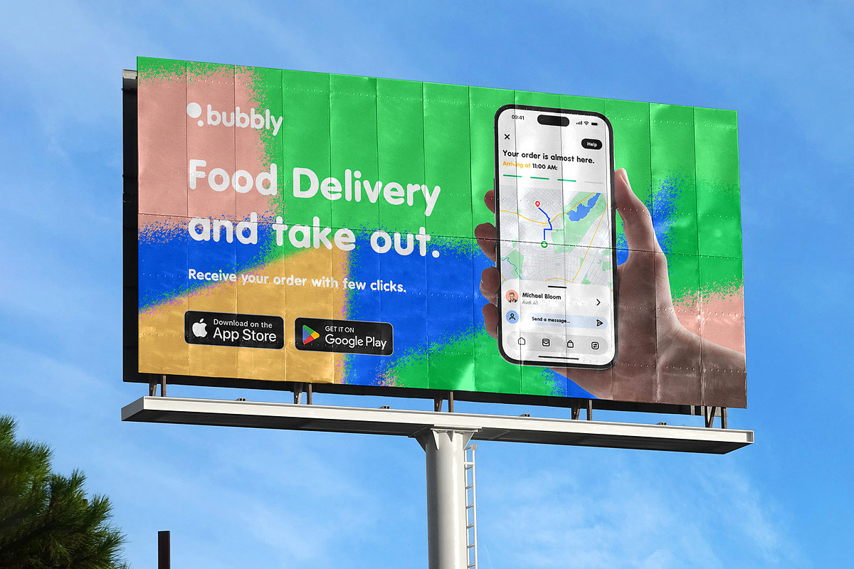 Billboard Poster Street Mockup, an Advertising Mockup by Asylab (Photo 3 of 5)