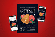 Christmas Sale Flyer Set, a Flyer Template by The Good Store (Thumbnail 1 of 2)