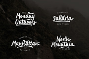 Briberra - Rough Bold Script, a Script Font by Sarid Ezra (Thumbnail 2 of 9)