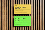 Business Card Mockup Top View, an Advertising Mockup by GraphicWindow (Thumbnail 5 of 6)