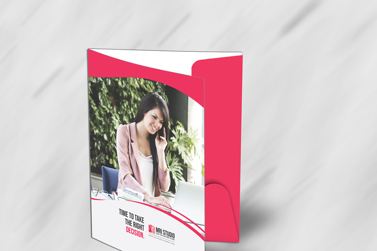 Popular Presentation Folder, a Stationery Template by MRI STUDIO (Photo 2 of 10)
