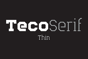 Teco Serif Thin