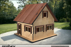Laser Cut Dollhouse 107, a Graphic by AtacanDigital