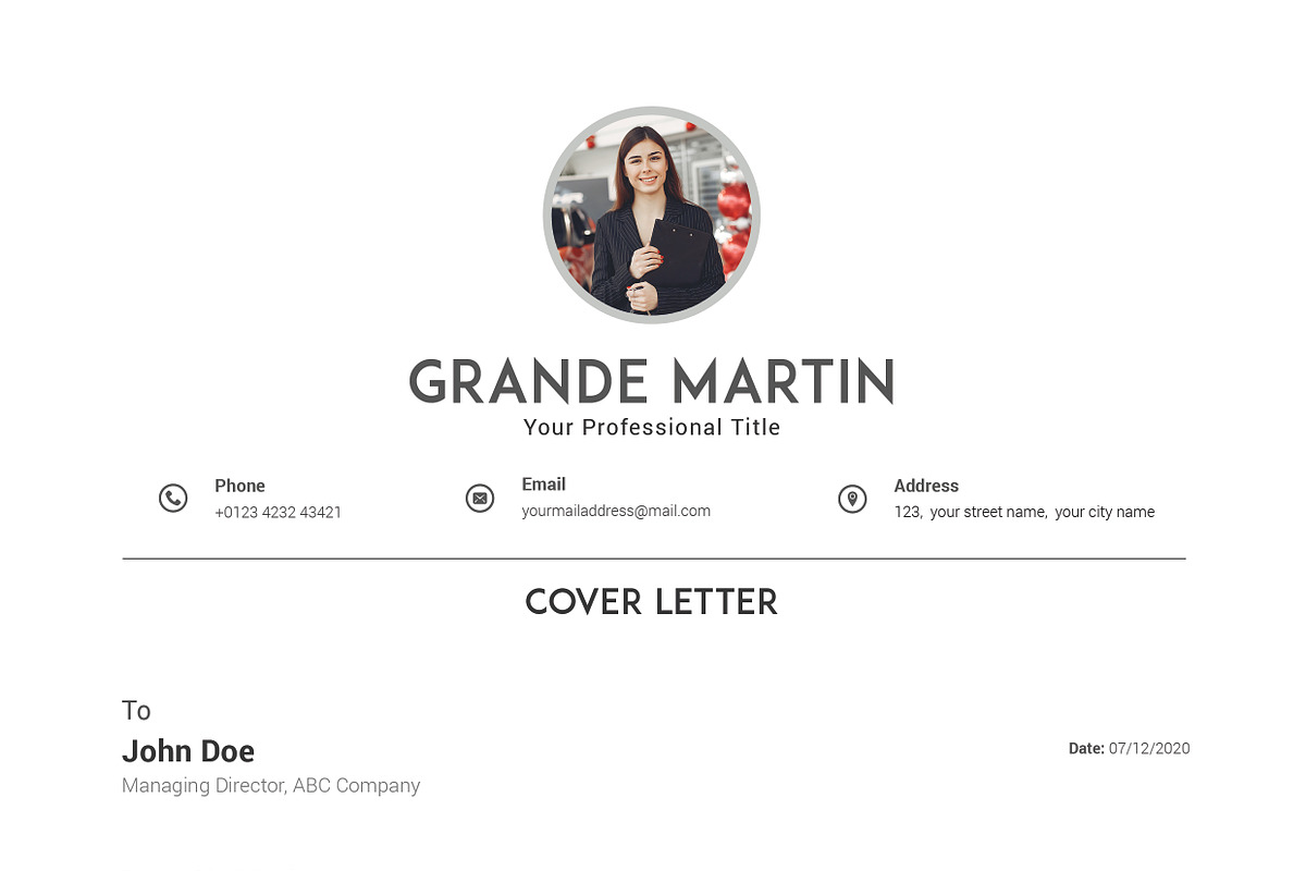 Indesign CV / Resume Template, a Resume Template by ARP Creation (Photo 6 of 11)