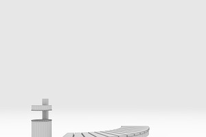 3D Model Bench Park 50