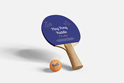 Modern Ping Pong Paddle Mockup, an Advertising Mockup by Indah (Thumbnail 6 of 6)