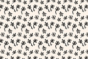 Black&White Floral Seamless Patterns, a Pattern Graphic by Lyolya Profitrolya (Thumbnail 7 of 7)