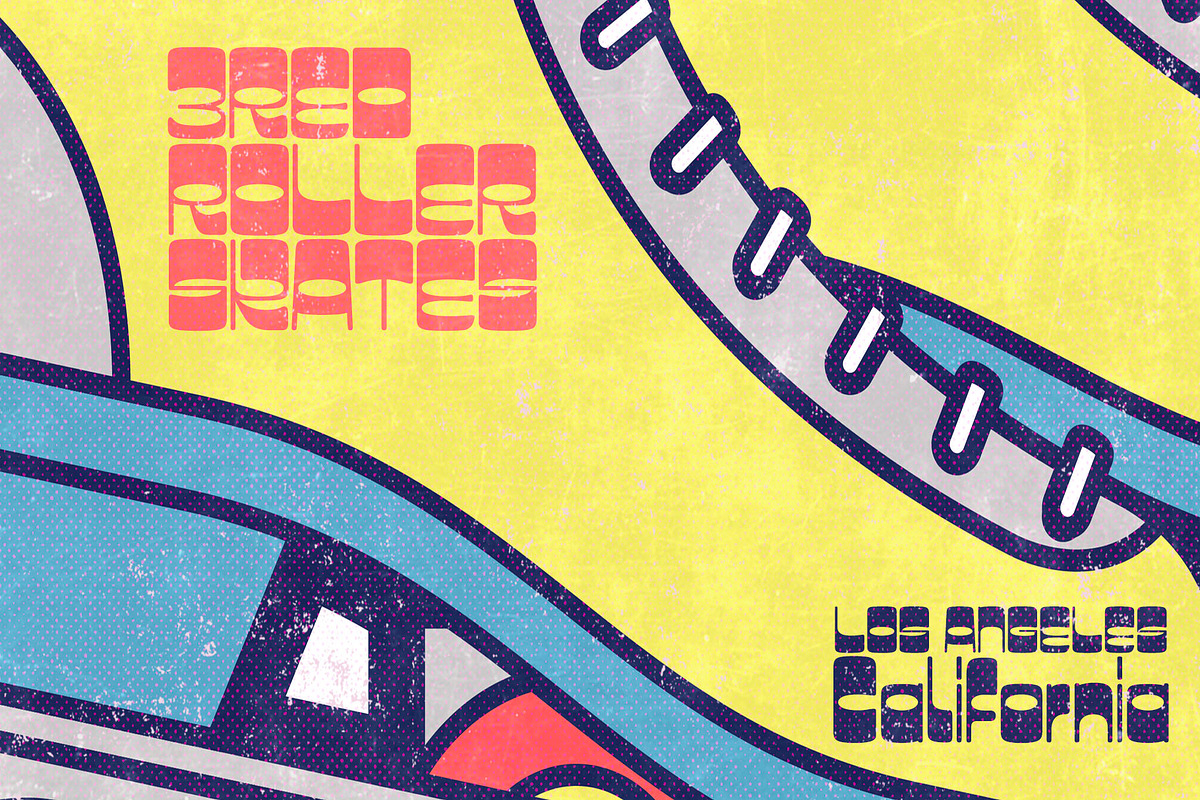Aquatronik | Retro futuristic, a Handwritten Font by The Flying Type (Photo 6 of 12)