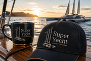 Luxury Trimaran Yacht Boat Ship Logo, a Branding & Logo Template by Enola99d (Thumbnail 1 of 2)