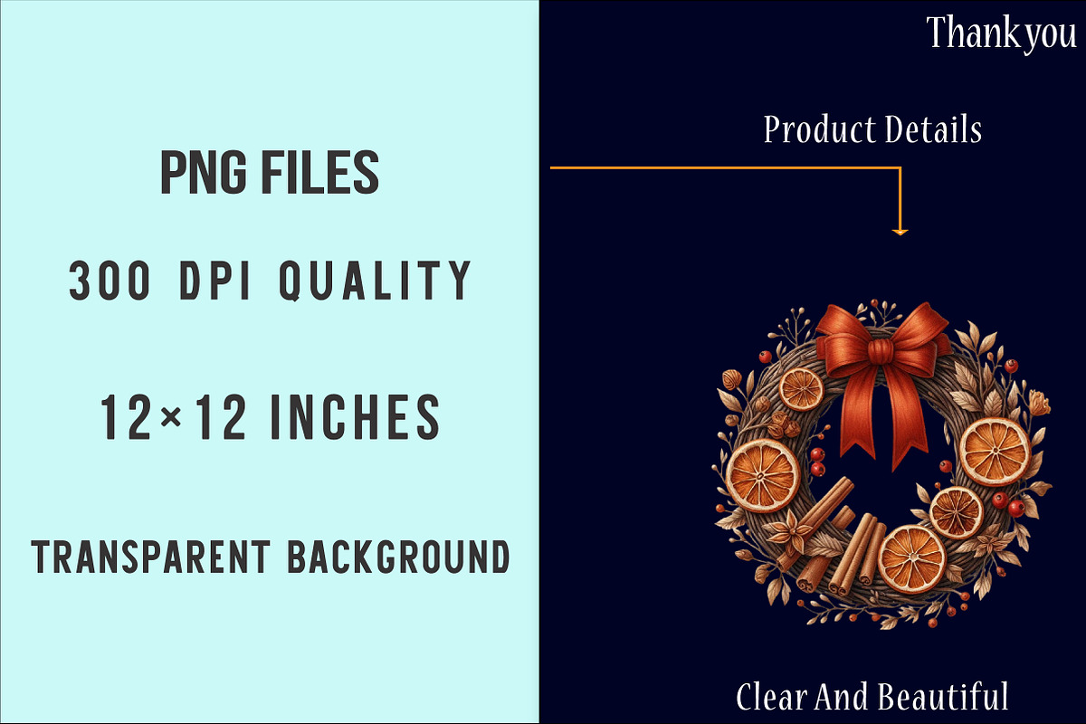 Christmas Wreath Clipart Bundle, an Illustration by SinaCreation (Photo 6 of 7)