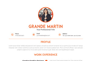 Indesign CV / Resume Template