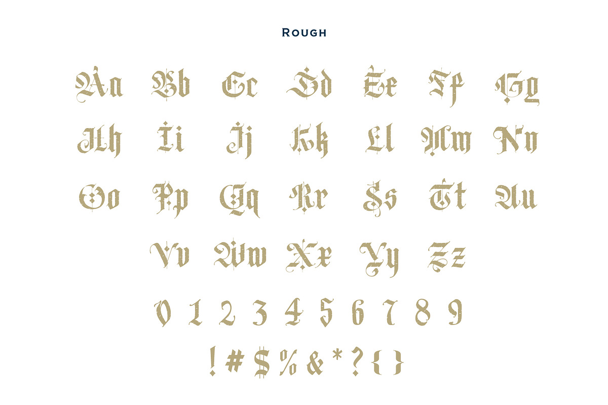 Old Zealand, a Blackletter Font by Loudoun Design Co. (Photo 5 of 9)
