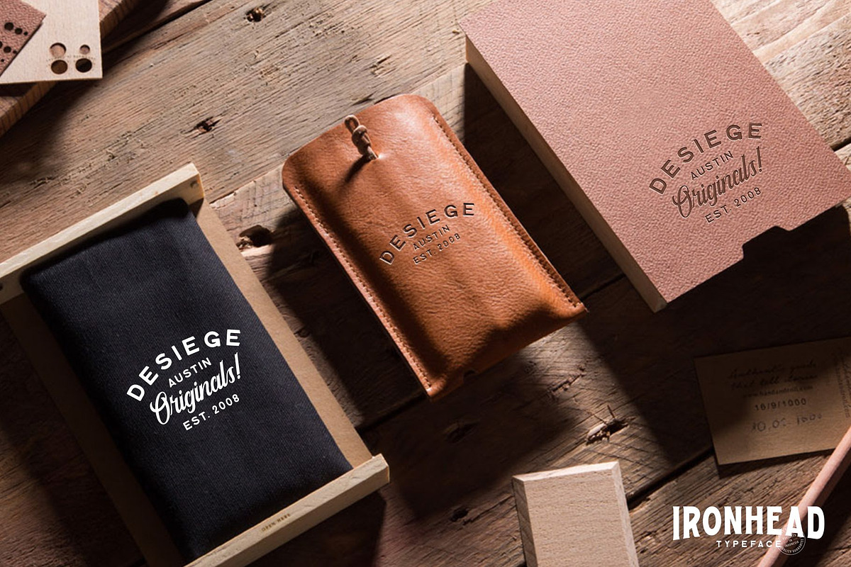 Ironhead Font Collection preview 6
