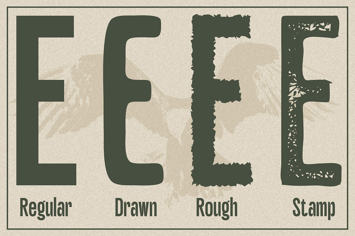 Galber Vintage, a Sans Serif Font by Craft Supply Co. (Photo 8 of 8)