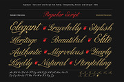 Signatum - Font family, a Handwritten Font by Artistic & Unique (Thumbnail 7 of 15)
