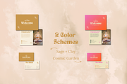 The Ritual Welcome + Biz Cards, a Business Card Template by Liseno Designs (Thumbnail 3 of 6)