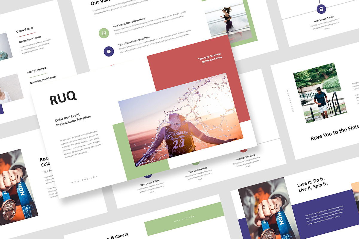 Ruq : Marathon Event Powerpoint, a Presentation Template by Punkl Camp (Photo 1 of 16)