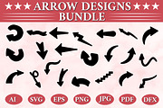 Arrow SVG Design Elements, an Object Graphic by Smix Ryo (Thumbnail 1 of 3)