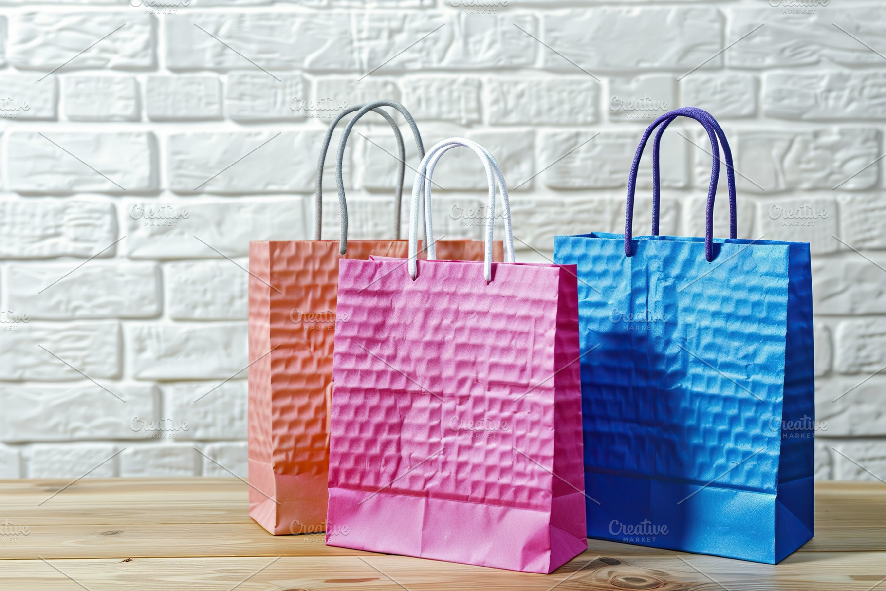 Colorful paper shopping bags, a Beauty & Fashion Photo by AlyaAnd