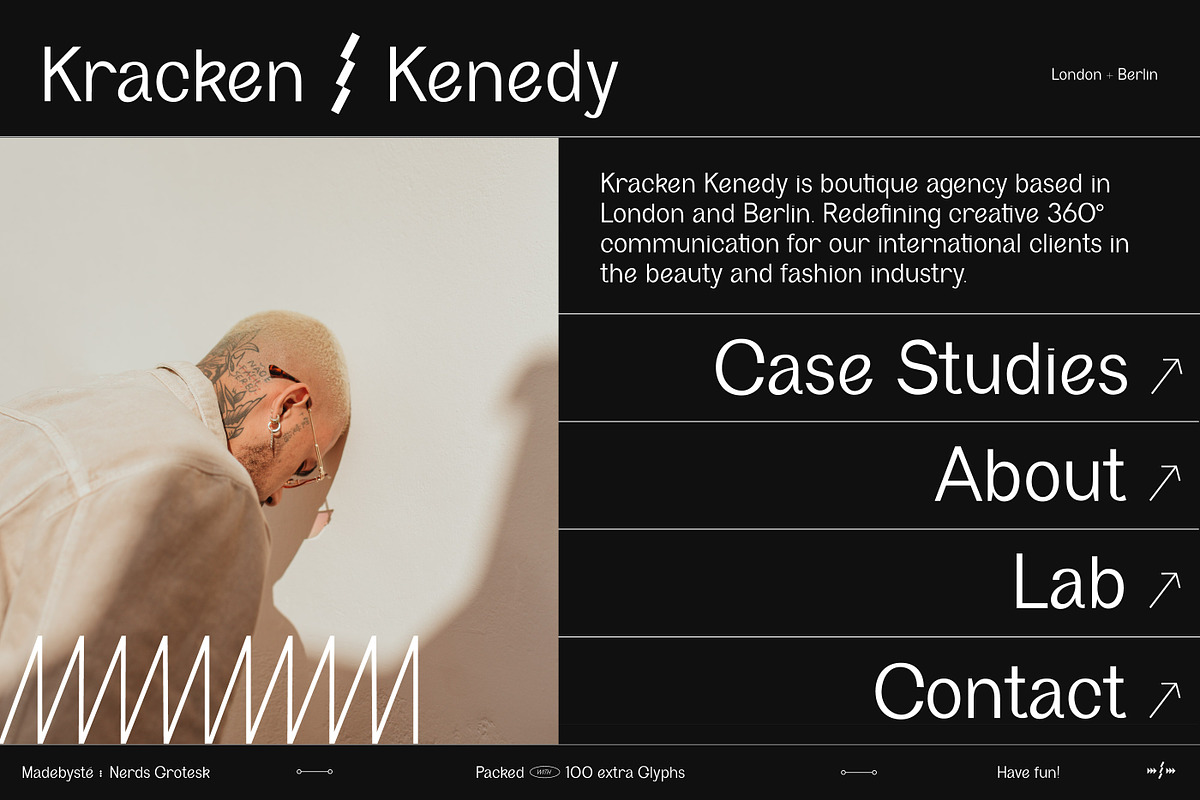 Nerds Grotesk, a Sans Serif Font by Madebysté. (Photo 10 of 13)