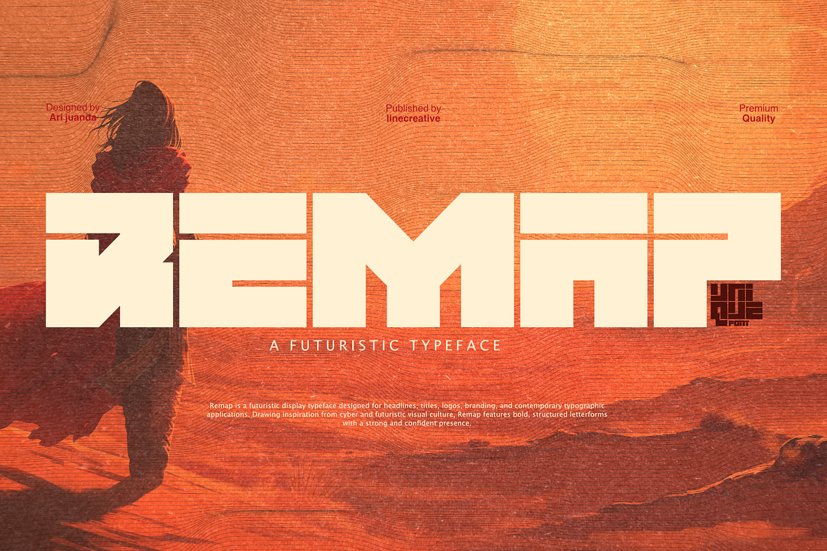 Remap a typeface, a Sans Serif Font by Linecreative (Photo 1 of 7)