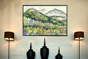 Watercolor mountain landscapes., a Decorative Illustration by Mehendra Art (Thumbnail 8 of 12)
