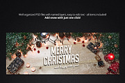 Christmas Facebook Cover + Profile, a Social Media Template by pixart_pm (Thumbnail 3 of 4)