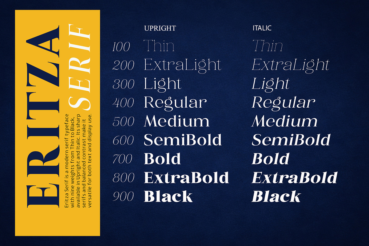 Eritza, a Font by Matra Creative (Photo 4 of 14)