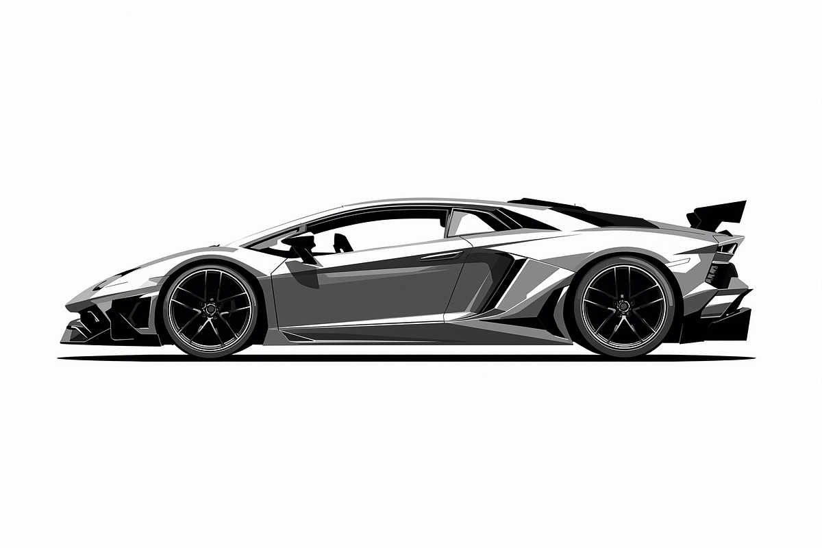 Car Silhouette Vector Art bundle, an Illustration by yasushie (Photo 9 of 9)