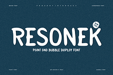Resonek - Paint Display Font